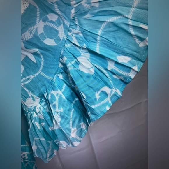 Macbeth Collection Womens Off Shoulder Crochet Floral Bell Sleeve Top Sz S New - Picture 5 of 9